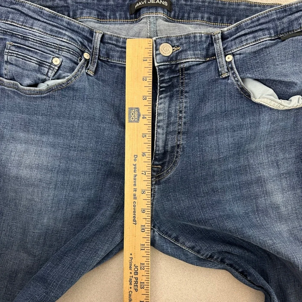 Mavi Jeans Denim Pants Mens 35x31.5 Blue‎ Medium Wash Organic Cotton Stretch